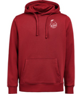 Schwerer Unisex Kapuzen Hoody - Rot