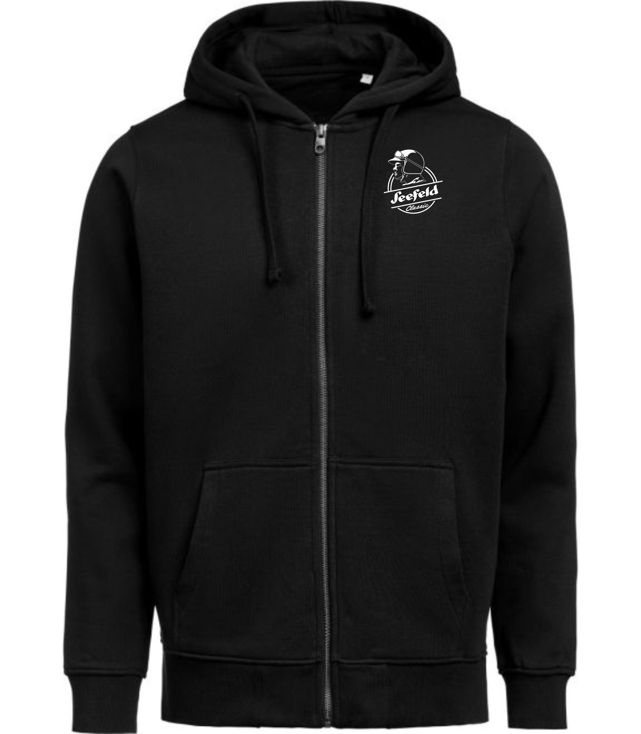 Classic Zip Hood - Schwarz