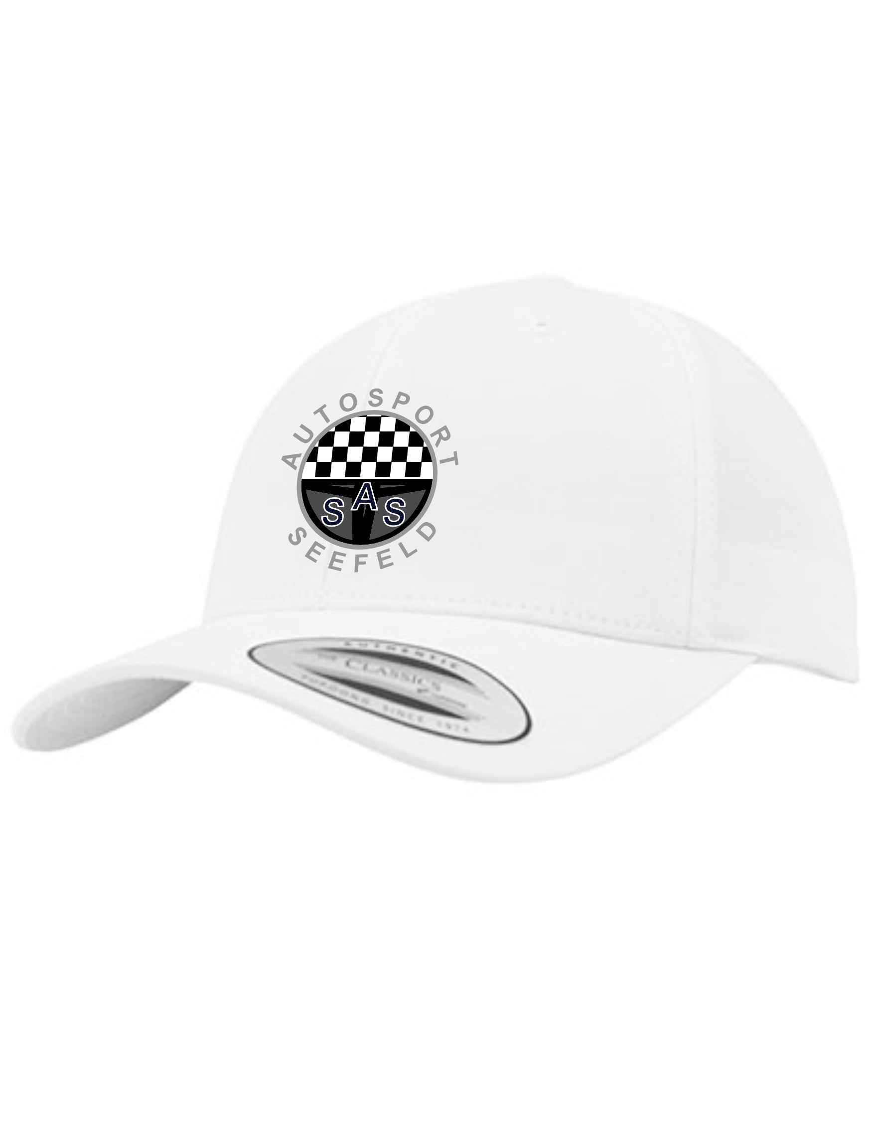 Classic 6 Panel Cap – White