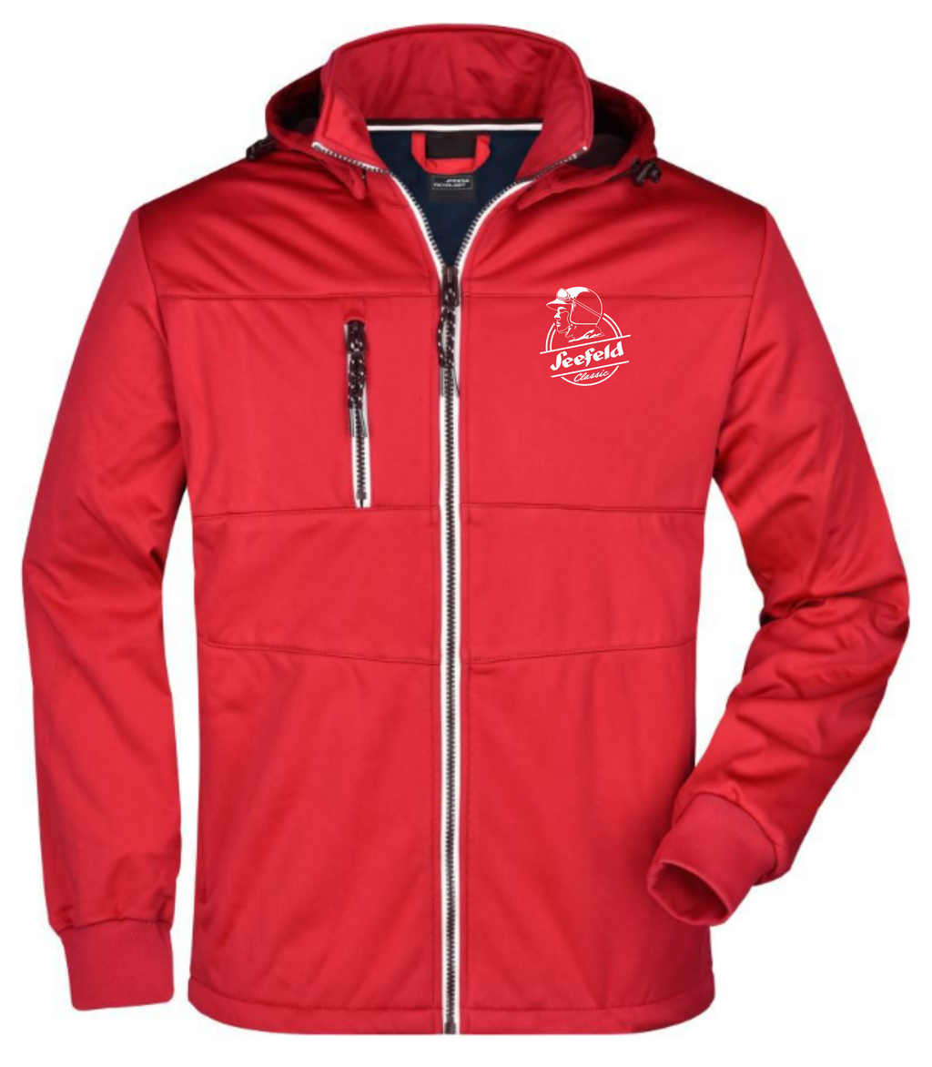 Herren Jacke Maritim - Rot