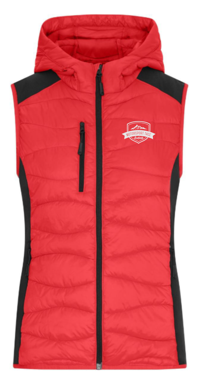 Ladies´ Hybrid Vest - Rot