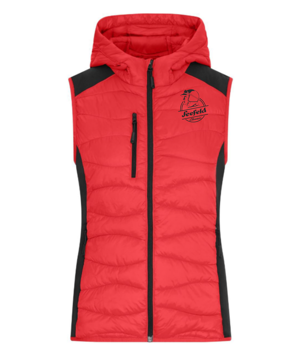 Ladies´ Hybrid Vest - Rot