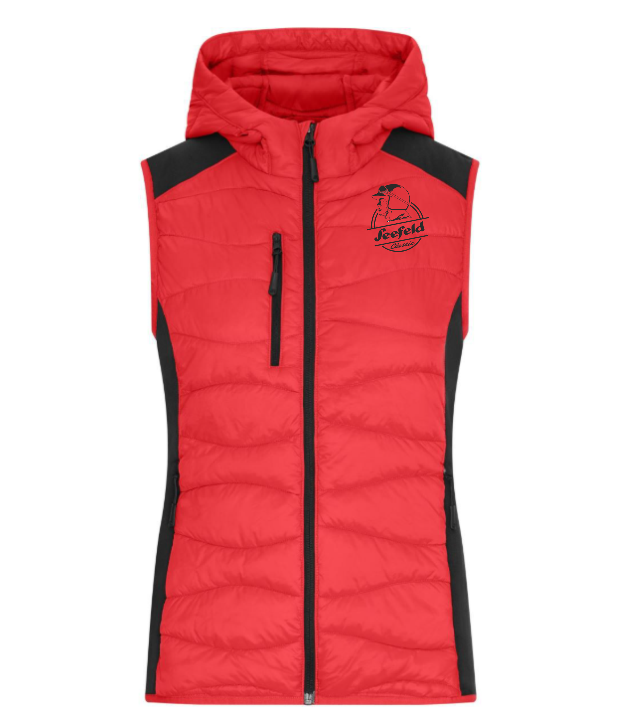 Ladies´ Hybrid Vest - Rot