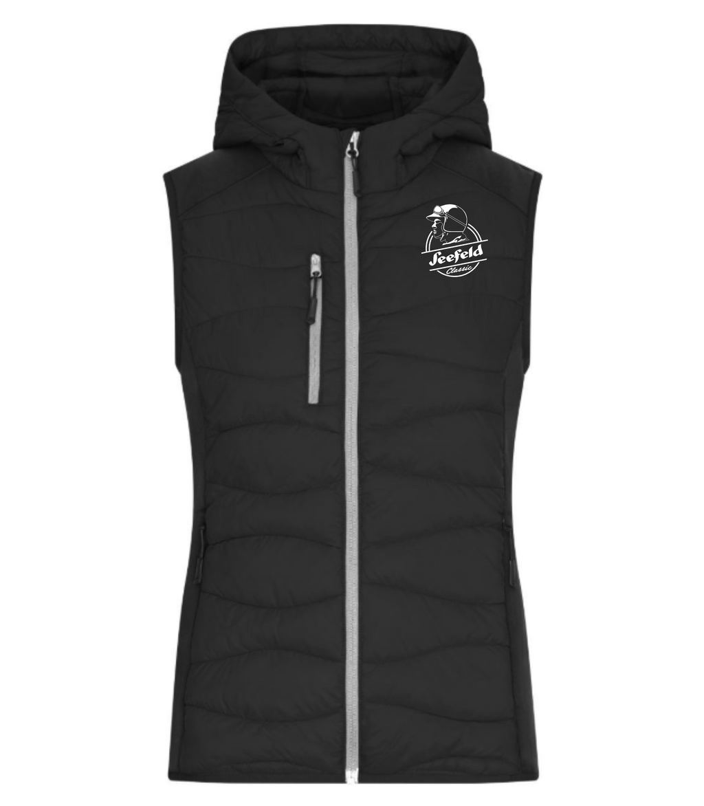 Ladies´ Hybrid Vest - Schwarz