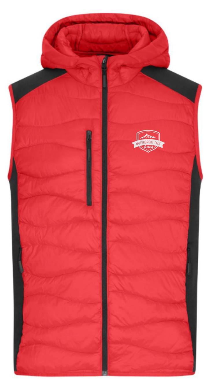 Herren Stretch Fleece Bodywarmer - Rot