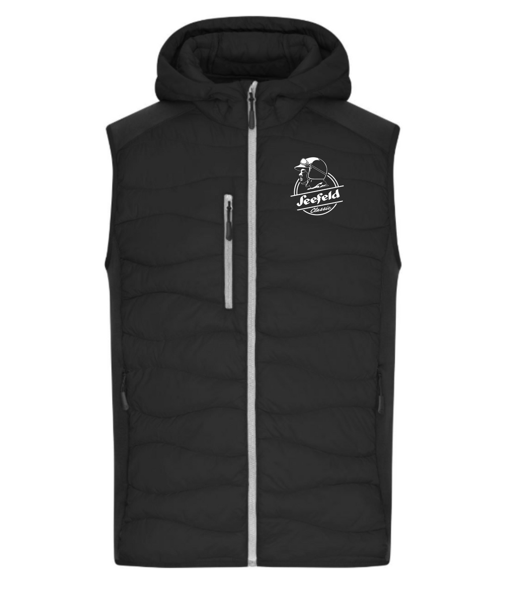 Herren Stretch Fleece Bodywarmer - Schwarz