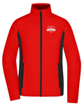 Damen Stretch Fleece Jacke - Rot