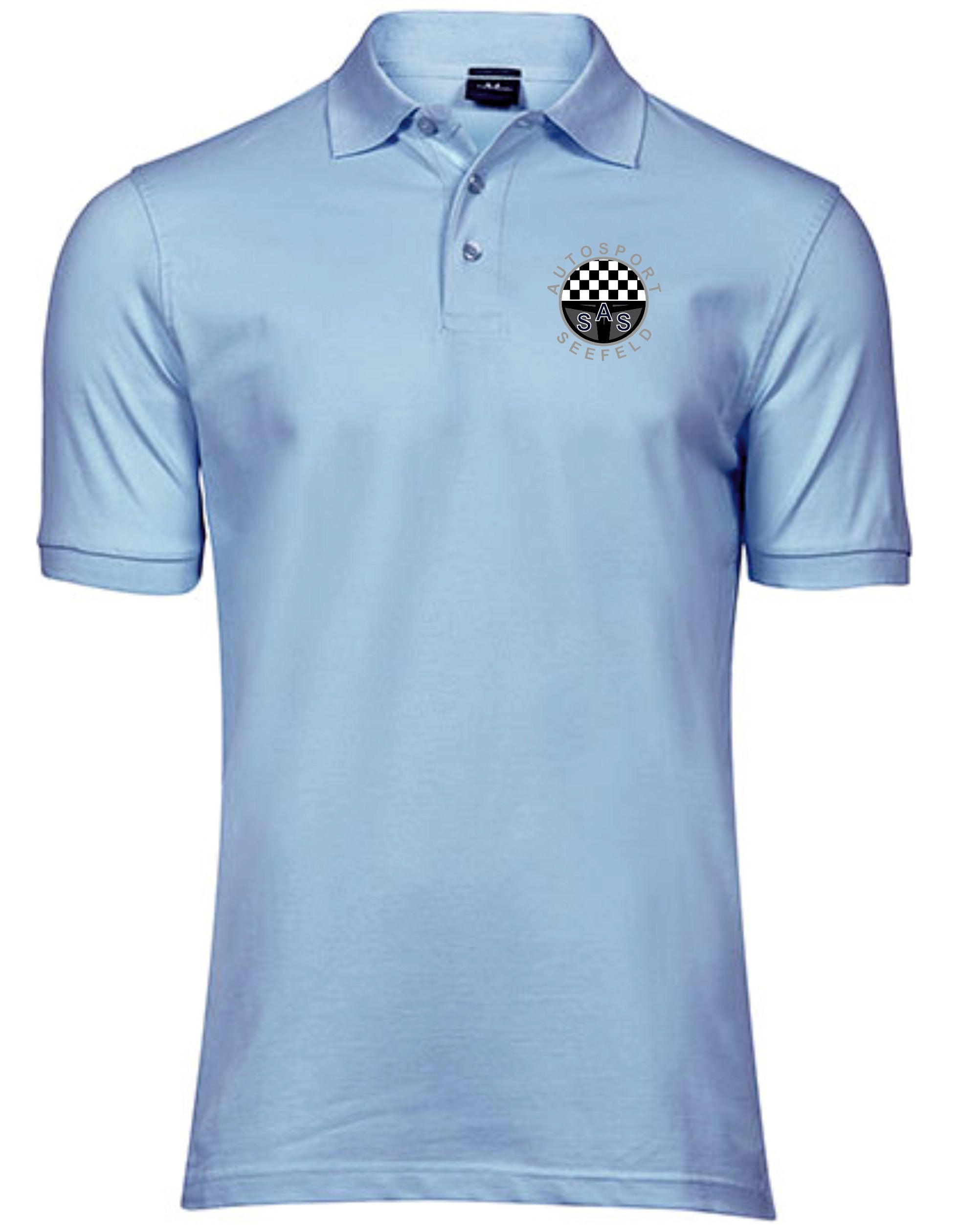 ASS Luxury Stretch Polo – Light Blue